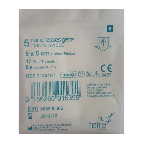 Gauze Wipes (pk 5)