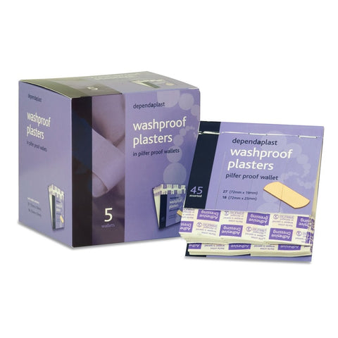 Dependaplast Washproof Pilfer Proof Plasters